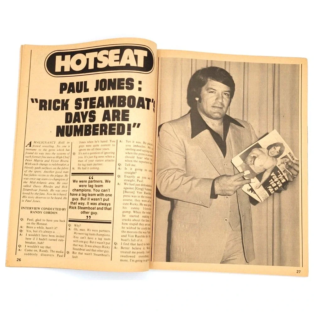 INSIDE WRESTLING APRIL 1979 PAUL JONES MASKED SUPERSTAR‎ ANDRE THE GIANT MAIVIA